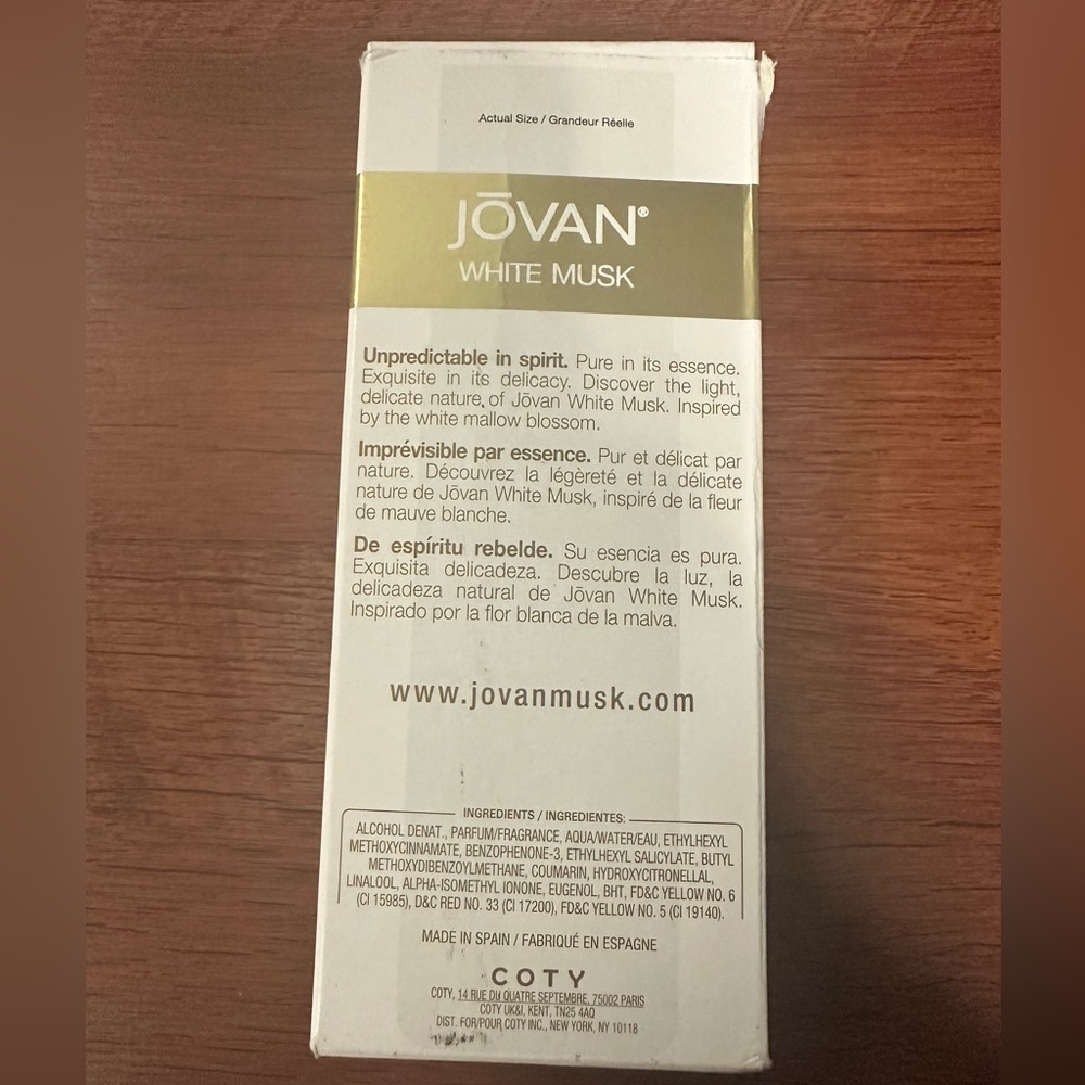 Jovan White Musk for Women 2 oz - Picture 5 of 5
